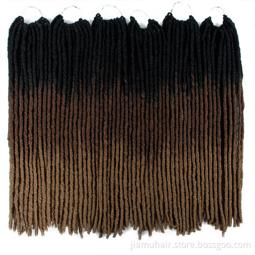 Faux Locs Crochet  Hair Extension Straight Gypsy Locs Dreadlocks Bohemian Goddess Synthetic braiding hair